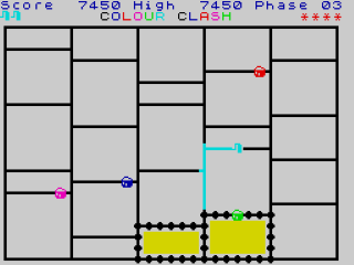 Colour Clash screenshot 3 for ZX Spectrum